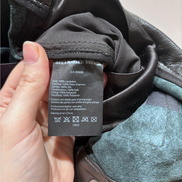 Alexander wang lamb leather skirt sz 6 - Picture 8 of 8